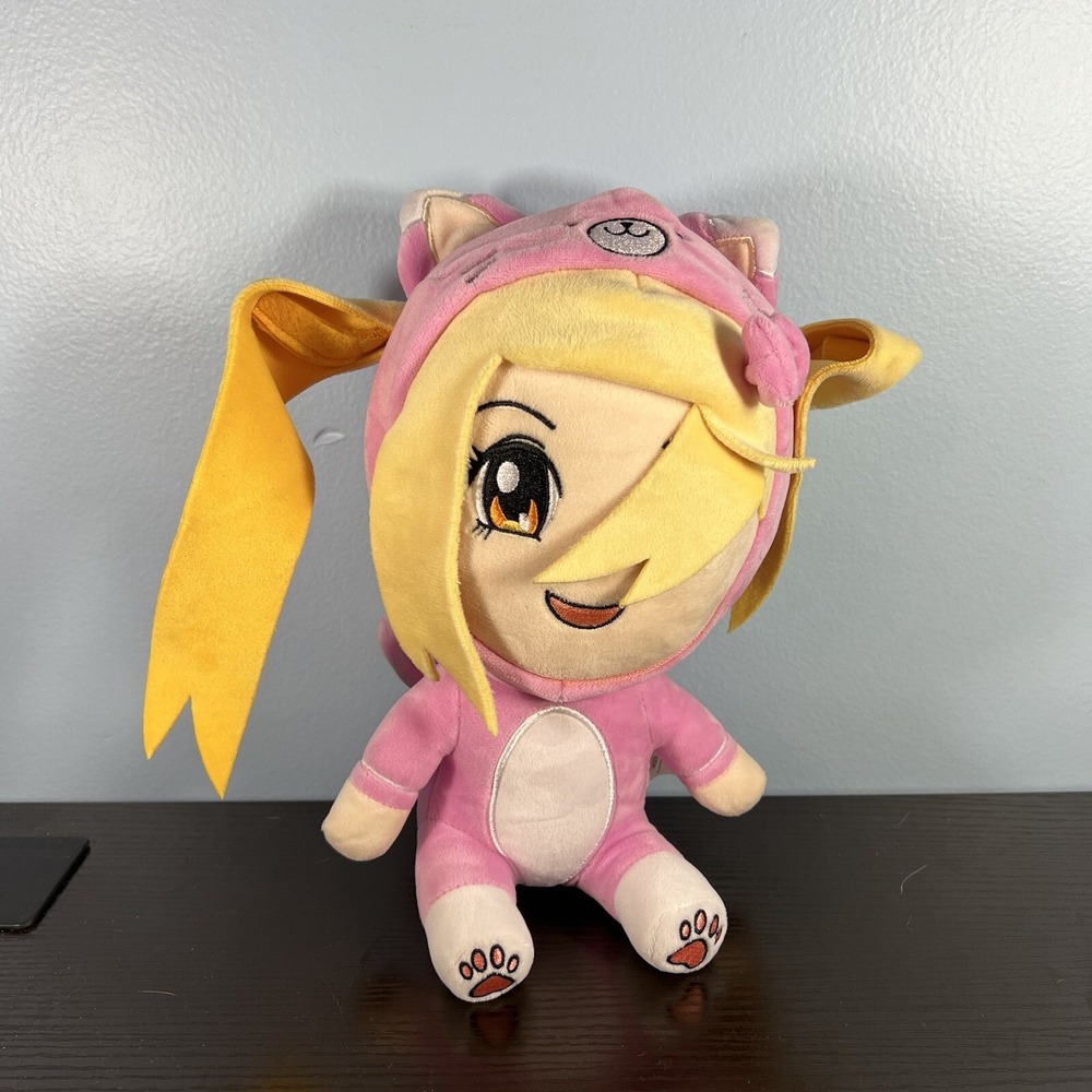 Inquisitor Master Alex Sleepover Edition Plush 10" Sitting Blonde Hair Cat